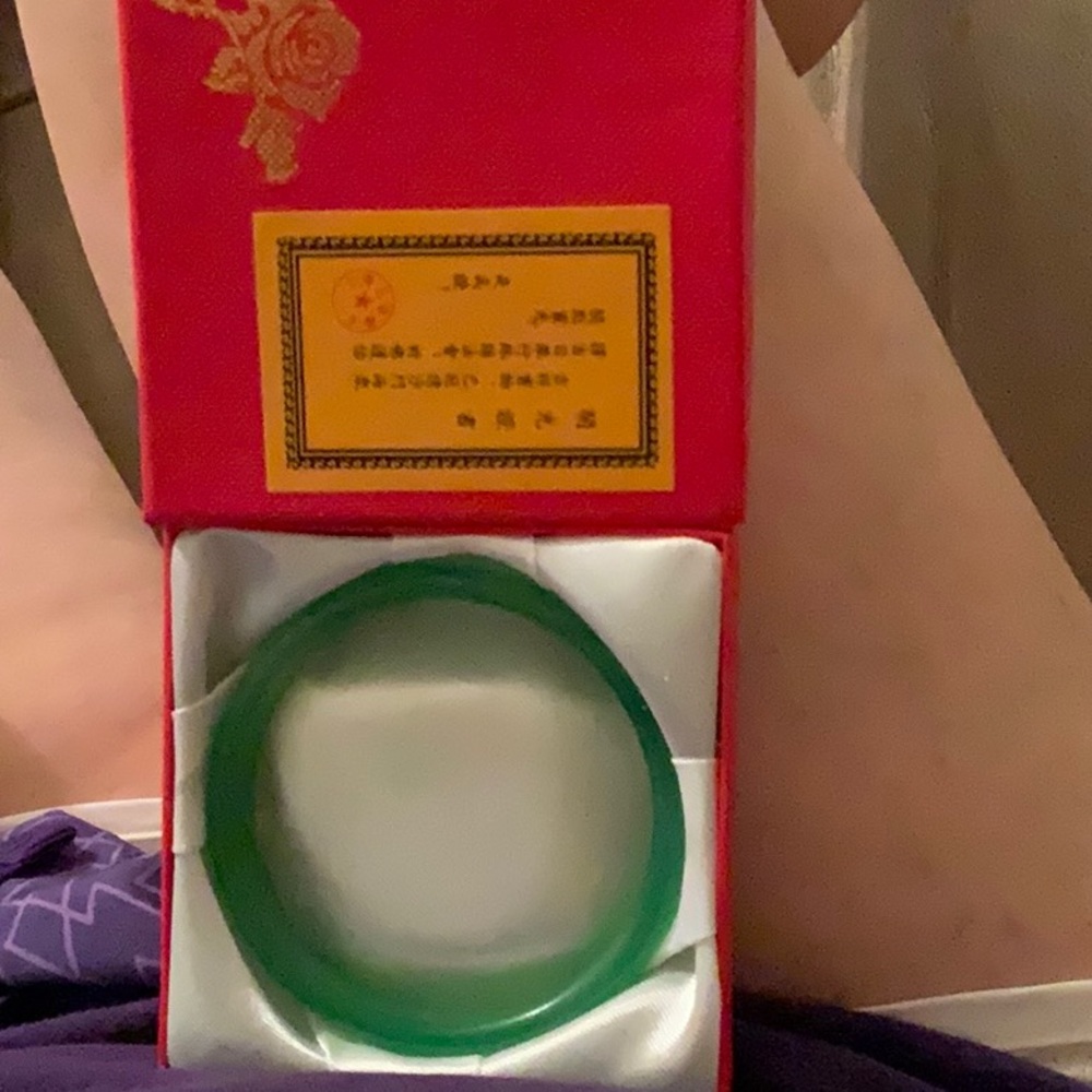 Jade bracelets in authentic box
